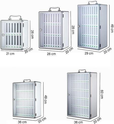 Cell Phone Storage Box 12-60 Slots Aluminum Alloy Phone Storage Cabinet Company Conference Mobile Phone Storage Cabinet for Classroom School Office(48) in Saudi Arabia