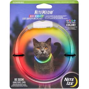 Nite ize nitemeow قابلة لإعادة الشحن قلادة Saftey للقطط متعددة الألوان in Saudi Arabia
