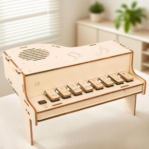 Poraxy STEM Toys for Girls Age 8-12, Playable Piano,Wooden 3D Puzzles Craft Kits for Girls Ages 8 9 10 11 13 14 15 16, Science Kits for Kids 12-14 Christmas Birthday Gifts for Girl Boy Teen in Saudi Arabia