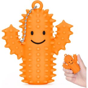 Pain Stim Fidget Toy, Silicone Spiky Cactus Stress Reduce Fidget Keychain for Adult Autism Anxiety Work Stress Relief in Saudi Arabia