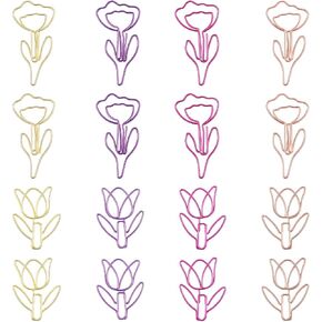 100 PCS مجموعة مقاطع ورقية على شكل زهرة لطيف ، وملابس الورق المعدنية الملونة الملونة على شكل زهرة ، ودخل الورق المزخرف للمدرسة ، والحفلات ، وزينة الزفاف ، وإشارات DIY (زهرة وتوليب) in Kuwait