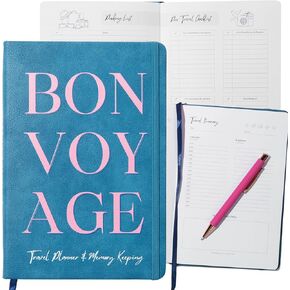 Travel Journal – Itinerary Planner Organizer & Traveling Memory Diary for Women and Men, Travel Log Book for 6 Trips with Packing Lists, Notes & Reflections, A5 Size (Undated) in Saudi Arabia