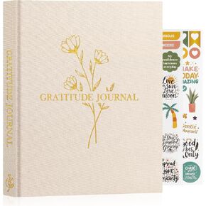 Lanpn Daily Gratitude Journal for Woman Men, The 5 Minute Gratitude Diary with Prompts, Linen Mindfulness Affirmation Positivity Planner, 156 Page Better Every Day Reflection Guided Notebook in Saudi Arabia