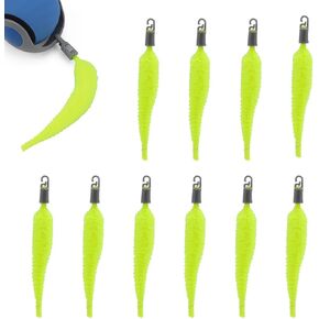 BOXOB 10pcs Cat Ball Replacement Tails, Kitten Wand Toy Worm Refills Interactive Toy Accessories Automatic Moving Rope Supplies in Saudi Arabia