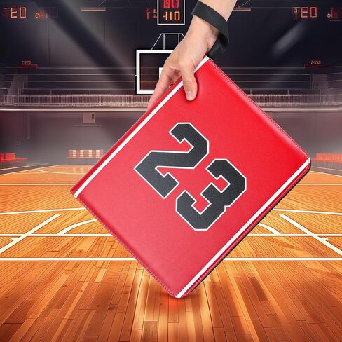 Basketball Card Binder 900 Pockets, Basketball Card Holder for Trading Cards, 3 Ring Sports Card Collection Binder with 50 Removable Sleeves, with Zipper in Saudi Arabia