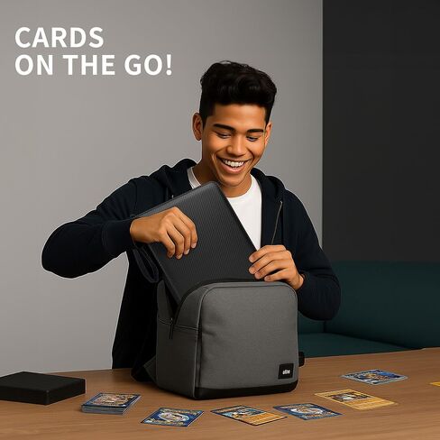 Card Card Binder 9 Pocket - 900 Cards Zipper Pu Card Album مع الأكمام ، منظم حامل بطاقة الغلاف الصلب لـ Pokémon ، MTG ، بطاقات رياضية (Pink ، 9 Pocket 900) in Saudi Arabia