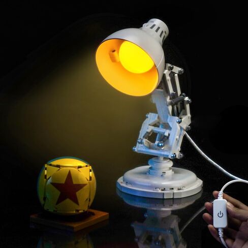 مجموعة الضوء المتوافقة مع Lego 21357 Pixar Luxo Jr Ideas - لا يوجد طراز فقط ضوء ، إكسسوارات الإضاءة LED متوافقة مع Lego Pixar Small Table Lamp (إصدار لمسة مخصصة) in Saudi Arabia