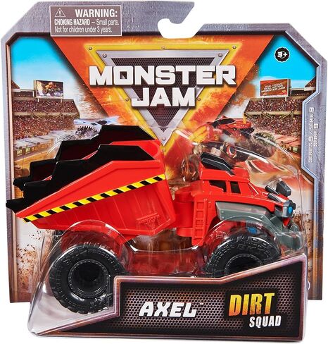 Monster Jam ، Axel Dirt Squad Squad Dump Truck Monster Truck with Parts Movid in Kuwait