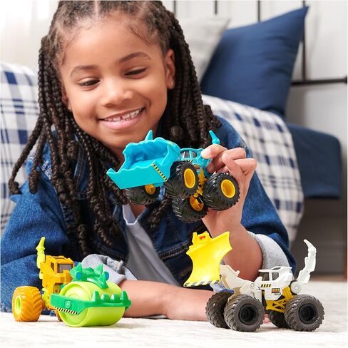 Monster Jam ، Axel Dirt Squad Squad Dump Truck Monster Truck with Parts Movid in Kuwait