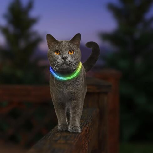Nite ize nitemeow قابلة لإعادة الشحن قلادة Saftey للقطط متعددة الألوان in Kuwait