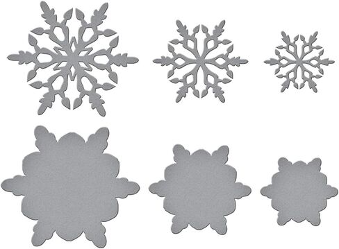 Spellbinders Etched Dies, Layering Snowflakes, Let It Snow in Saudi Arabia