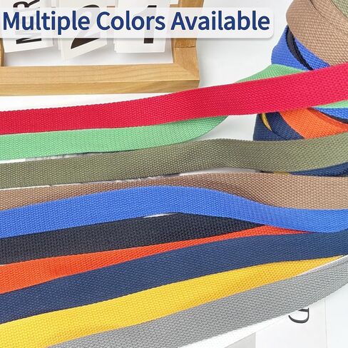 Multi-Color Cotton Webbing 1in x 24Yards in Saudi Arabia