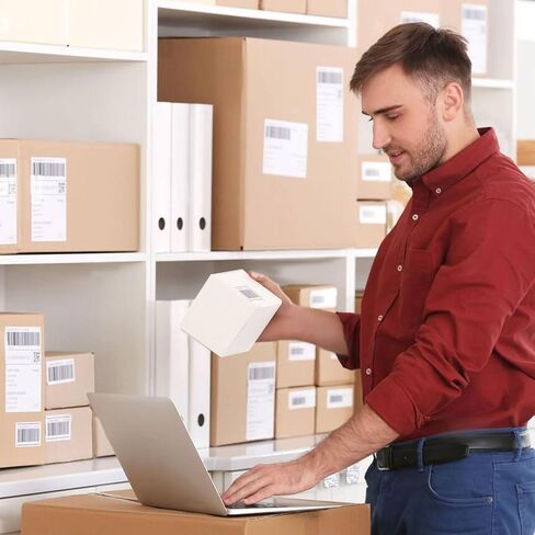 100 PCS Small Boxes for Shipping 4x3x3 Shipping Boxes for Business White Cardboard Boxes Small Mailing Box White Packing Box for Packing, Moving and Storage in Saudi Arabia