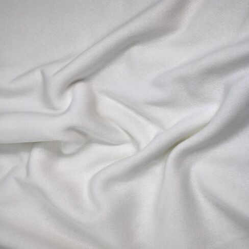 Stylish FABRIC 61" Wide Poly Cotton Fleece Fabric by The Yard-250 GSM, Medium Weight, Soft, Warm, Breathable, 2-Way Stretch – for Apparel, Activewear, Hoodies & DIY, Heather Grey 1 Yard in Saudi Arabia