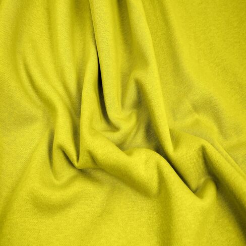 Stylish FABRIC 61" Wide Poly Cotton Fleece Fabric by The Yard-250 GSM, Medium Weight, Soft, Warm, Breathable, 2-Way Stretch – for Apparel, Activewear, Hoodies & DIY, Heather Grey 1 Yard in Saudi Arabia