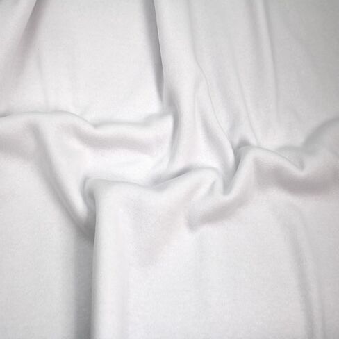 Stylish FABRIC 61" Wide Poly Cotton Fleece Fabric by The Yard-250 GSM, Medium Weight, Soft, Warm, Breathable, 2-Way Stretch – for Apparel, Activewear, Hoodies & DIY, Heather Grey 1 Yard in Saudi Arabia