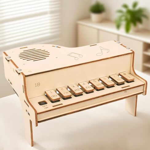 Poraxy STEM Toys for Girls Age 8-12, Playable Piano,Wooden 3D Puzzles Craft Kits for Girls Ages 8 9 10 11 13 14 15 16, Science Kits for Kids 12-14 Christmas Birthday Gifts for Girl Boy Teen in Saudi Arabia