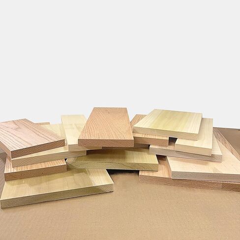 Wood Board Variety Pack, Mixed Hardwood Species, Up to 24" Long, The Millwork Outlet in Saudi Arabia