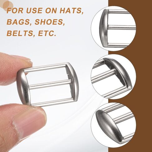 uxcell Metal Baseball Cap Buckle, Adjustable Cap Strap Adjuster Slider Bag Belt Strap in Saudi Arabia