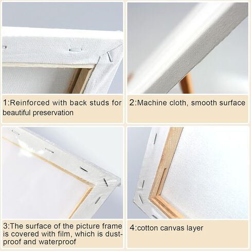 Webeedy 4 Pack Premn Canvas Sneaker Painting Kit 8x10 بوصة مسبقًا من الأحذية الرياضية القماشية للبالغين والبالغين والطلاء لعيد عيد الحب يوم الزفاف ليلة عيد الميلاد. in Saudi Arabia