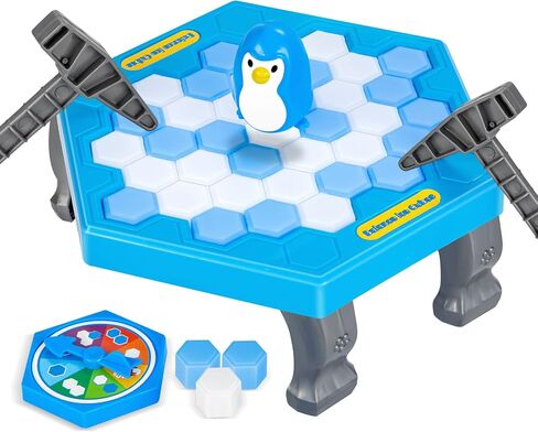 SS Save Penguin On Ice Game, Penguin Trap Break ice Activate Family Party Ice Breaking Kids Puzzle Table Knock Block in Saudi Arabia