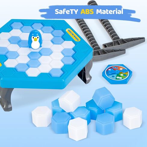 SS Save Penguin On Ice Game, Penguin Trap Break ice Activate Family Party Ice Breaking Kids Puzzle Table Knock Block in Saudi Arabia