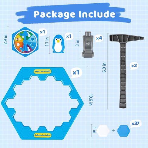 SS Save Penguin On Ice Game, Penguin Trap Break ice Activate Family Party Ice Breaking Kids Puzzle Table Knock Block in Saudi Arabia