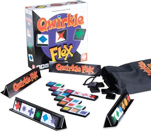 Qwirkle Flex – Advanced Strategy Edition of The Classic Tile Game with Endless Replayability, Ages 8+, 2-4 Players in Saudi Arabia