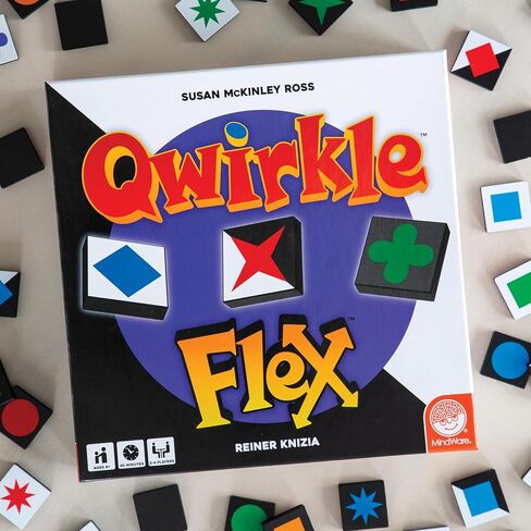 Qwirkle Flex – Advanced Strategy Edition of The Classic Tile Game with Endless Replayability, Ages 8+, 2-4 Players in Saudi Arabia