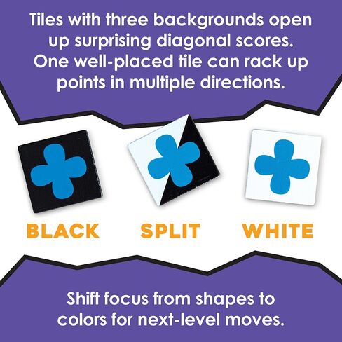 Qwirkle Flex – Advanced Strategy Edition of The Classic Tile Game with Endless Replayability, Ages 8+, 2-4 Players in Saudi Arabia