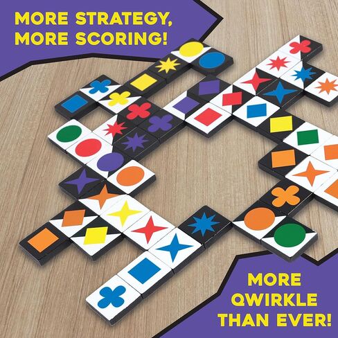 Qwirkle Flex – Advanced Strategy Edition of The Classic Tile Game with Endless Replayability, Ages 8+, 2-4 Players in Saudi Arabia