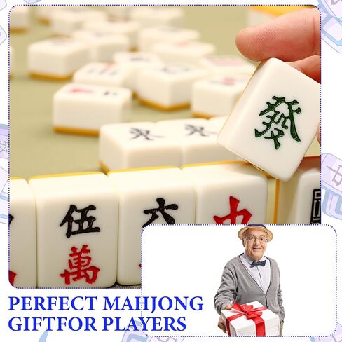 Amyhill 4 Pack Mahjong Line Line Finder Acrylic Bright Scalloped Mahjong Rules Helper ، Beginner Mah-Jongg Reverer ، Mah Jong Accessories Gift for اللاعبين نساء (ملونة) in Saudi Arabia