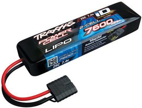 Traxxas 2S ، 7.4V ، 7600mAh ، 25C "Power Cell" Li-Poly Package مع موصل Traxxas ID #2869x. in Saudi Arabia