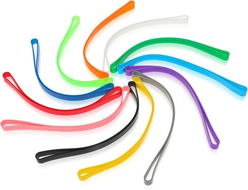 12pcs نطاقات مطاطية كبيرة كبيرة من السيليكون نطاقات مطاطية كبيرة جداً كبيرة سميكة مرنة واسعة النطاق يمكن أن تتغلف ملونة ملونة مرنة لكراسي الشاطئ الكتب التعبئة في الهواء الطلق معدات في الهواء الطلق in Saudi Arabia