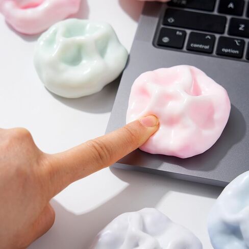 Joyin 12 pcs Mochi Crunchy Ball ، Filk Leaff Leaff Ball ، ألعاب تململ ألعاب الضغط للأطفال البالغين ، وتخفيف قلق العمل ، وممارسة مرونة يدوي ، وفضلات الحفلات in Kuwait
