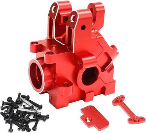 RC Car Parts Compatible with Arrma for KRATON for Outcast 1/5 RC Car Upgrade Parts Accessories Metal Front Rear Gearbox Case Housing(Red) in Saudi Arabia