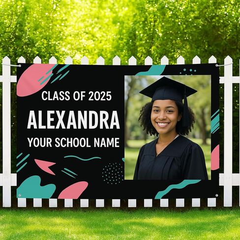 Custom Vinyl Banner with 150+ Sizes – Personalized Outdoor or Indoor Sign – Any Color & Design – Made in USA – Party, Business, Event Use in Saudi Arabia