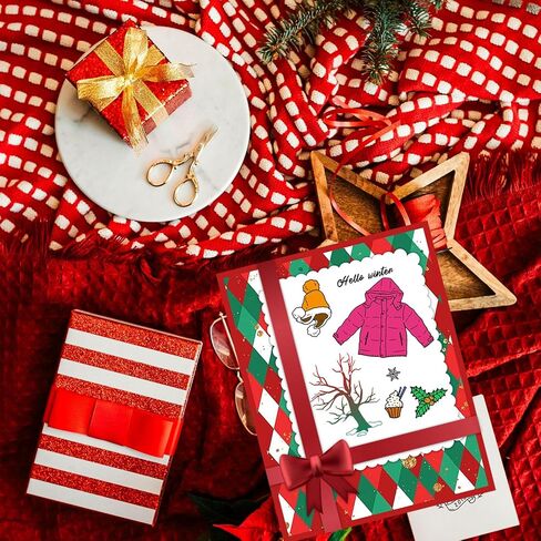 Globleland Gingerbread Man Clear Stamps Christmas Tree Tree شفاف سيليكون ختم عيد الميلاد هدية ختم شفاف لصنع بطاقة دفتر الكلام 4.3 × 6.3 بوصة in Saudi Arabia