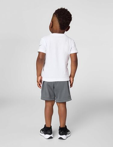 Nike T-Shirt/Shorts Set University Red/Grey Little Boy's 2-Piece Just Do It Sz 7 in Saudi Arabia