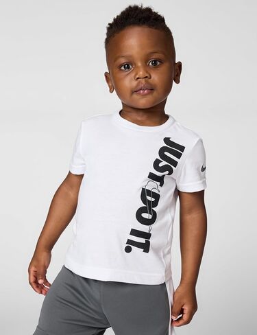 Nike T-Shirt/Shorts Set University Red/Grey Little Boy's 2-Piece Just Do It Sz 7 in Saudi Arabia