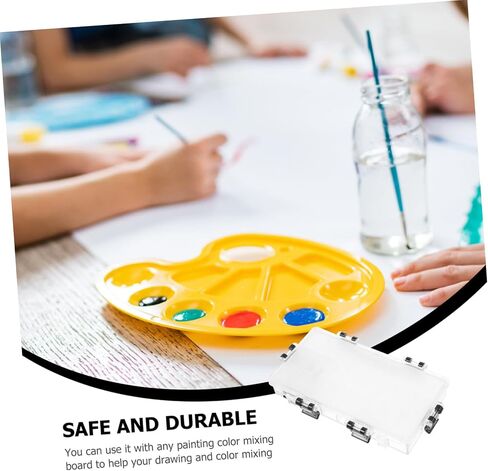 Gadpiparty Watercolor Pigment Tray Mixing Painting Trays Storage Box for Watercolor Paints in Saudi Arabia