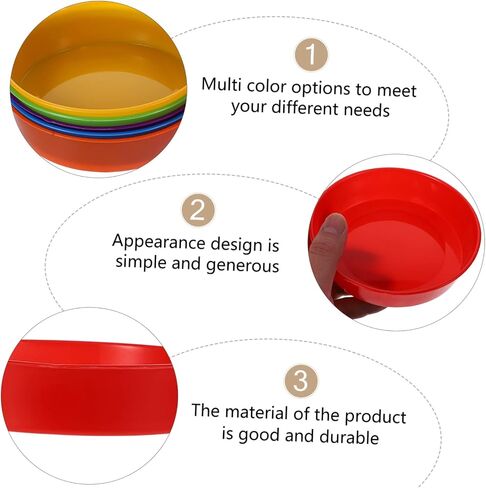 1Set Plastic Paint Trays Durable Pigment Plates for Art Craft Supplies Easy to Carry and Store for Preschool and Beginners for Painting Activities in Saudi Arabia
