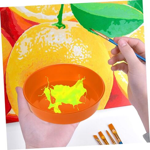 1Set Plastic Paint Trays Durable Pigment Plates for Art Craft Supplies Easy to Carry and Store for Preschool and Beginners for Painting Activities in Saudi Arabia