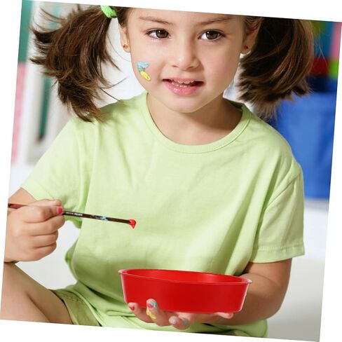 1Set Plastic Paint Trays Durable Pigment Plates for Art Craft Supplies Easy to Carry and Store for Preschool and Beginners for Painting Activities in Saudi Arabia
