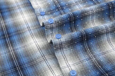 Alex Vando Womens Flannel Shirt Regular Long Sleeve Button Down Flannel Shirts for Women in Kuwait