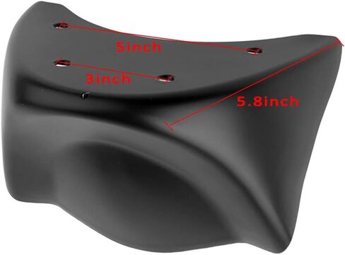 Chcury1 Motorcycle Front Chin Spoiler Lower Fairing Cover for Harley Dyna FXD FXDB FXDC FXDF FXDL FXDX FXDWG 2006-2015, Matte Black in Saudi Arabia