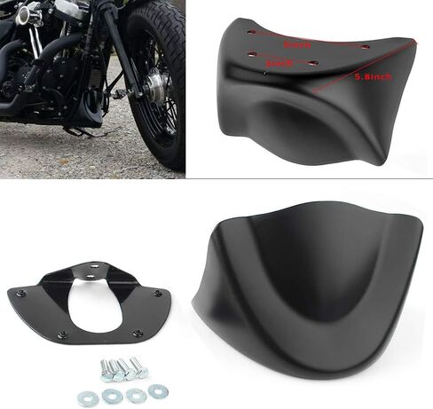 Chcury1 Motorcycle Front Chin Spoiler Lower Fairing Cover for Harley Dyna FXD FXDB FXDC FXDF FXDL FXDX FXDWG 2006-2015, Matte Black in Saudi Arabia