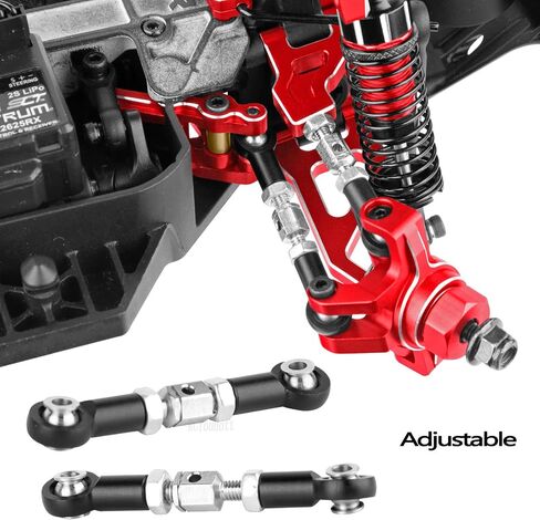 RC Drive Shaft CVD&Steering Links Upgrades Part 1/16 Mojave GROM 223S DSC 4X4 RTR(ARA2304,ARA2304S) Mojave GROM 4X4 RTR(ARA2104),Steel #45 Axles Driveshaft,Red in Saudi Arabia