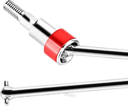 RC Drive Shaft CVD&Steering Links Upgrades Part 1/16 Mojave GROM 223S DSC 4X4 RTR(ARA2304,ARA2304S) Mojave GROM 4X4 RTR(ARA2104),Steel #45 Axles Driveshaft,Red in Saudi Arabia