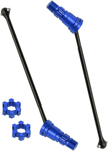 ترقيات رمح محرك RC لـ 1/5 × MAXX 77086-4 ، RCMYOU CVD DRIVWAND و COPS AXLE AXLOS PART ، 2PCS STEEL STELL ABOLY TRANSMISTER DRIVWER 160MM ، استبدل #7750X #7768 ، NAVY Blue. in Saudi Arabia